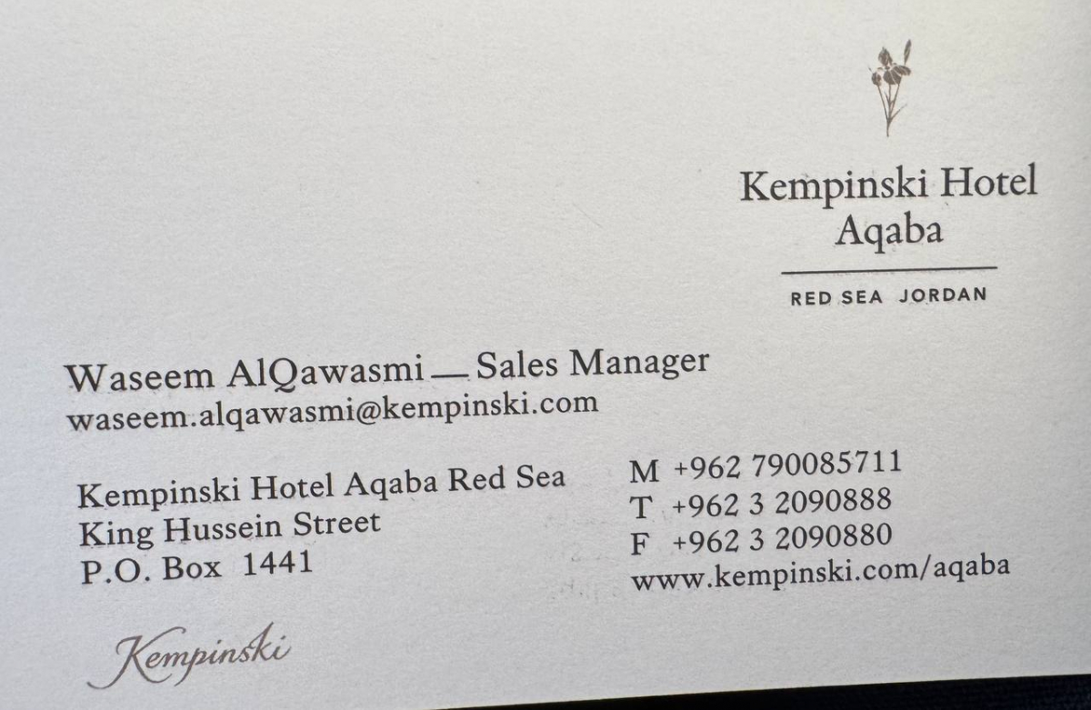 Kempinski Hotel Aqaba Red Sea 5🌟